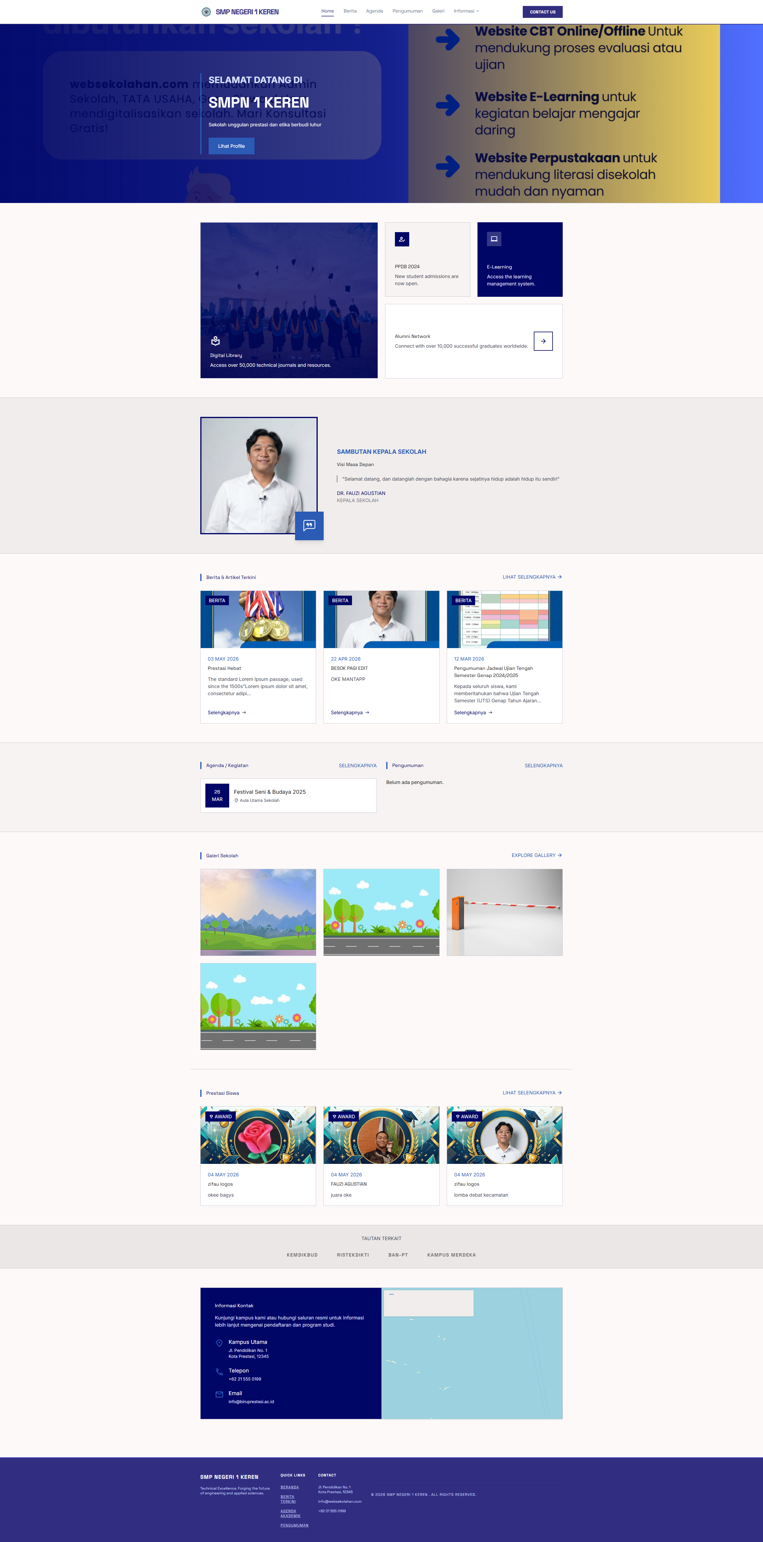 Tema Biru Prestasi